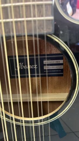 Ibanez AEG5012-BKH электроакустическая гитара