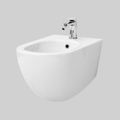 ArtCeram FLB003 05 00 ArtCeram FILE 2.0 Биде подвесное 37х52 см, 1 отверстие, цвет белый матовый/покрытие Saniglaze фото
