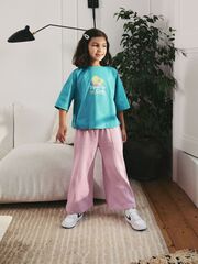 Футболка для девочки Next E44-408, Ярко-голубой