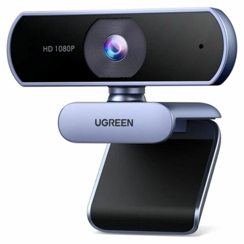 Веб-камера  UGREEN CM825 (75330) USB Full HD Webcam, серебристо-серый