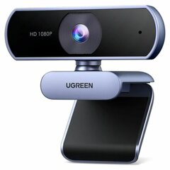 Веб-камера  UGREEN CM825 (75330) USB Full HD Webcam, серебристо-серый