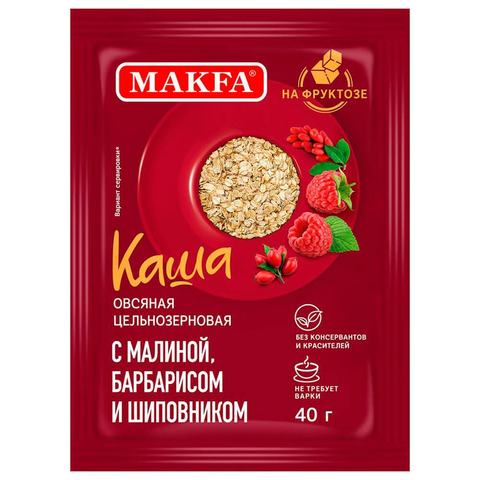 Каша овс.цельноз.м/п малин+барбар+шип 40гр