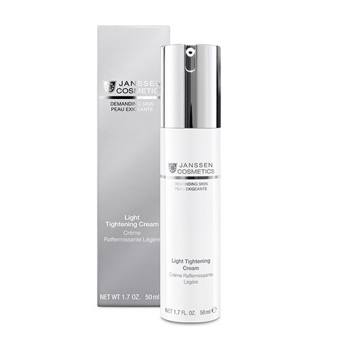 Janssen Demanding Skin: Легкий подтягивающий и укрепляющий крем для лица (Light Tightening Cream)