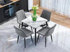 Стол Uni-Form-S.2B SBlack/White Gloss Marble 727*800*800