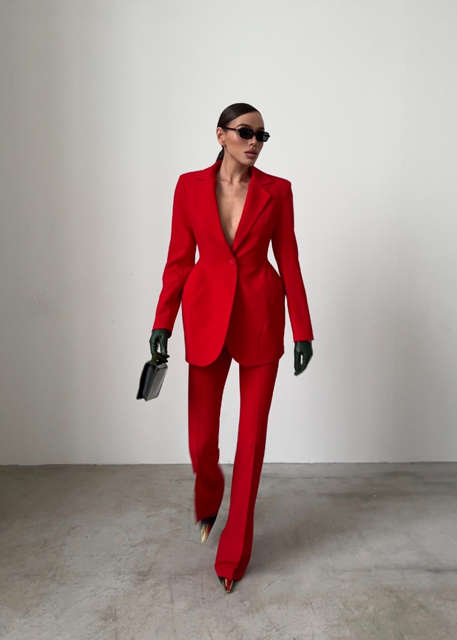 Брюки "Валенсия", красный