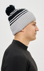 Шапка Nordski Severe Black/Grey/White