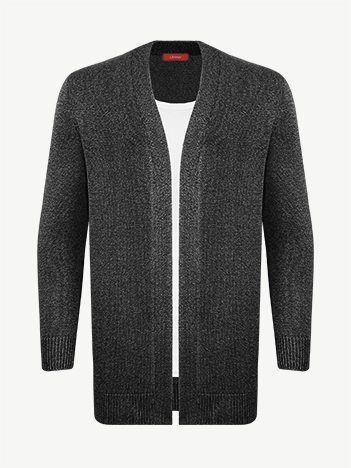 Кардиган с планкой из шелка