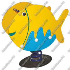 Детская качалка для игровых комнат, площадок "Рыба"