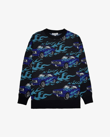 Свитер Behind the Scenes Mustang черный