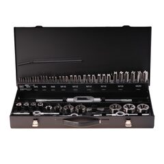 Набор метчиков и плашек M3-M20 54пр HSS-G Terrax by Ruko A245040