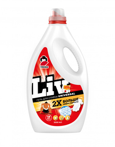 ГЕЛЬ ДЛЯ СТИРКИ LIV UNIVERSAL RED 3л.