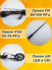 АНТЕННА АВТМОБИЛЬНАЯ ВРЕЗНАЯ АКТИВНАЯ Триада-ВА-69antenna.ru