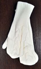 Варежки женские зимние "Dove", цвет белый