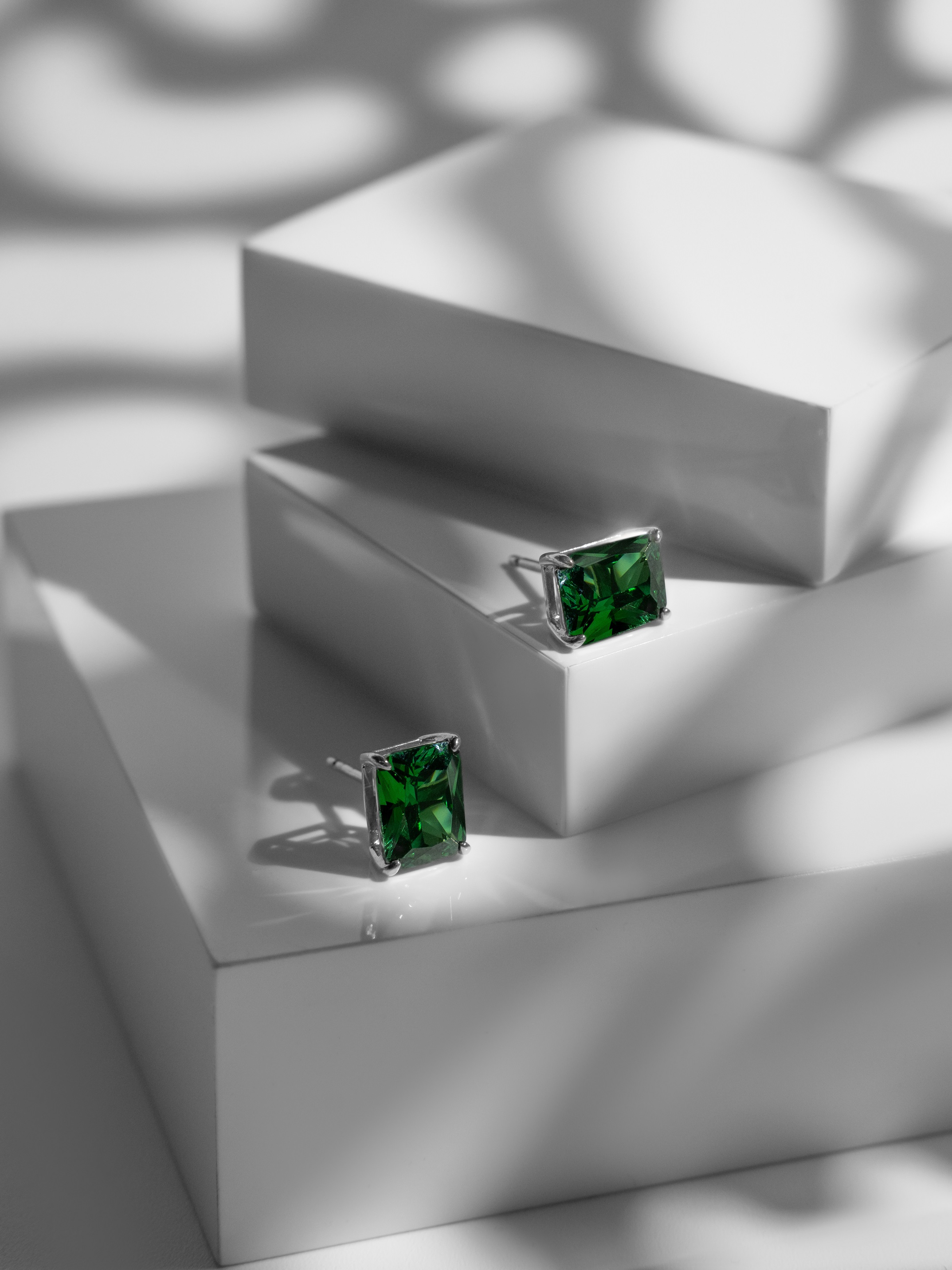 Серьги Изумрудный оазис