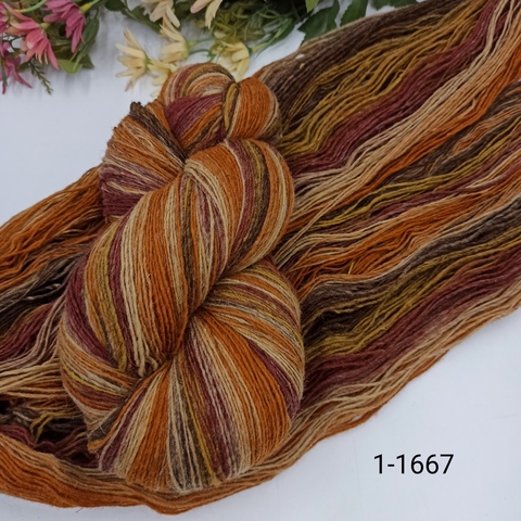 Дундага 6/1 шерсть секционного окрашивания 01-1667 420м/100гр