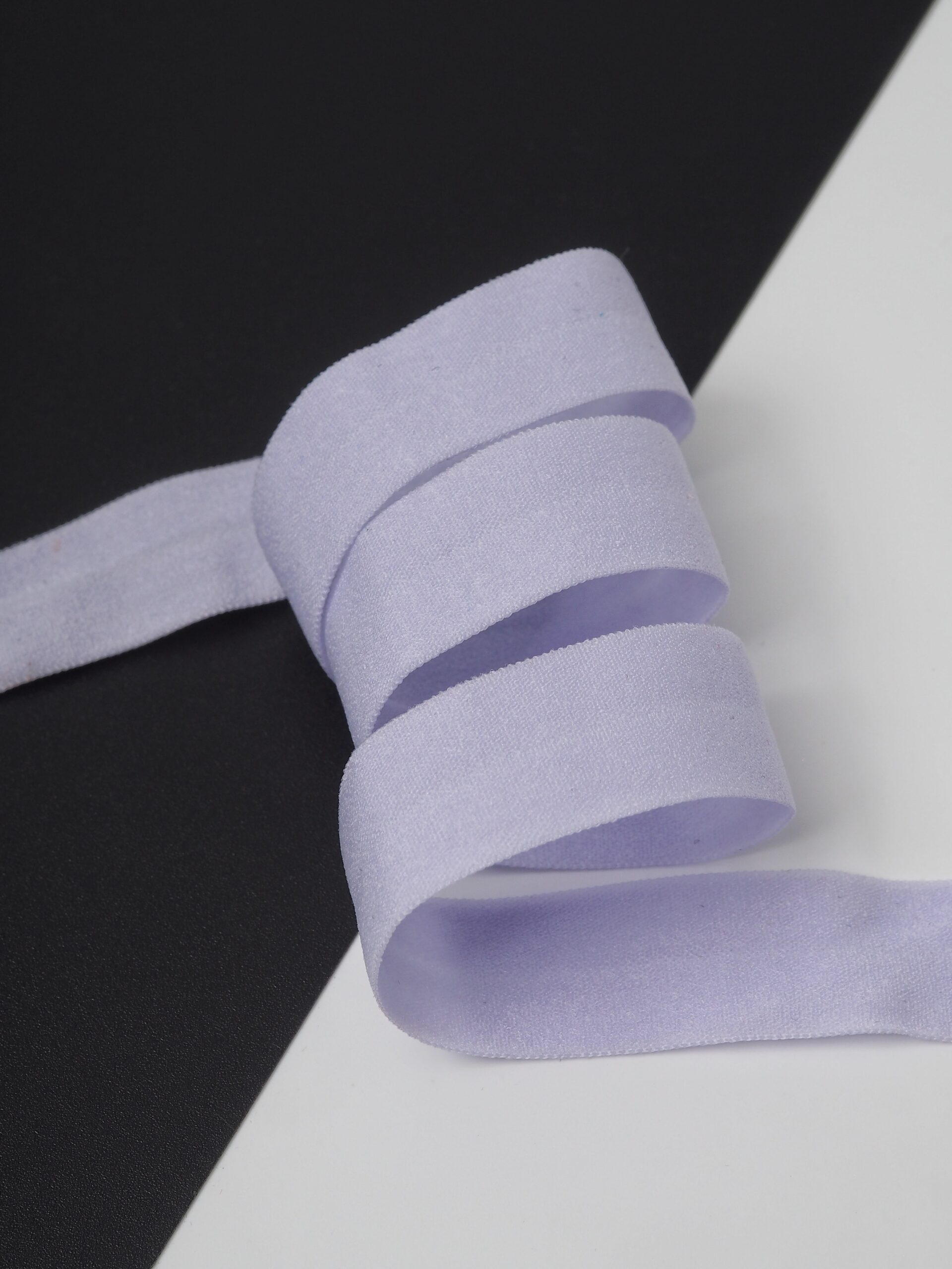 Бейка эластичная орхидея матовая ширина 15 мм