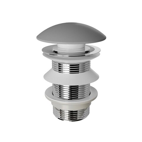 Aqueduto RAL0130 AQD RALO Донный клапан керамический Push-Open, серый матовый