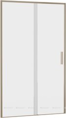 Aquanet AE65-N120-GBT AE65-N120-GBT Pleasure Evo, Дверь в нишу 1200 мм, зол.браш.никель/прозр. Easy Clean (352425) фото