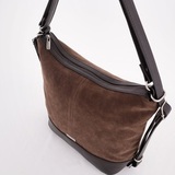 Рюкзак Саломея 1059 эко-замша шоколад