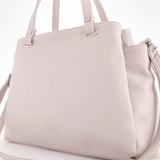 Сумка Саломея 457 кокосовое молоко + тиснение