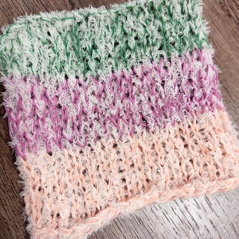 Хлопок фасонный BE MI VA / MUSK 180 фуксия с бежевым