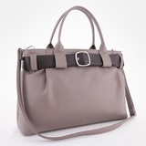 Сумка Саломея 2006 наппа тауп + шоколад