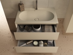 Тумба под раковину Люка 80 Софт-Тач