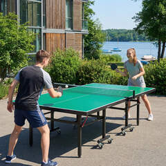 Всепогодный теннисный стол UNIX Line outdoor 14 мм SMC зеленый, для улицы