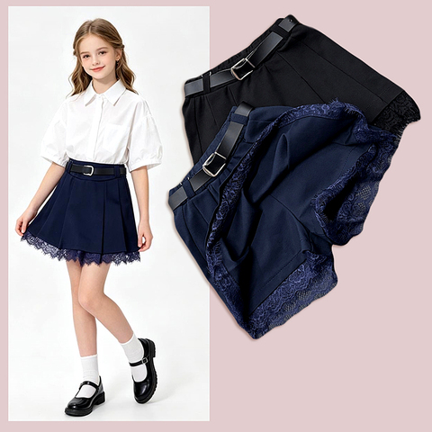 Юбка-шорты девочке (8-11) 260427-G9043