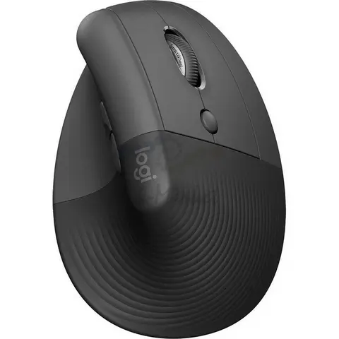 Мышь Logitech Wireless Mouse LIFT Vertical Ergonomic, Bluetooth, 2.4GHz (Bolt USB receiver), Black, CN, [910-006485]