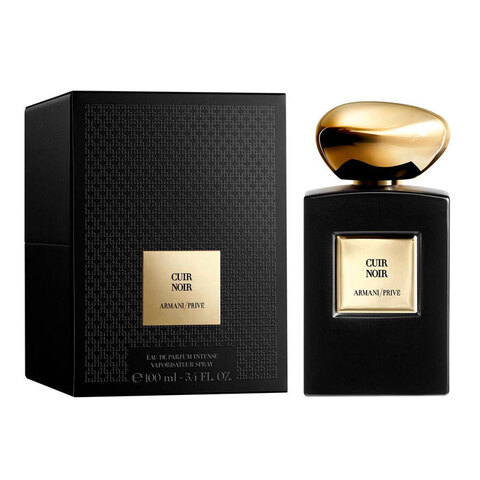 Armani Prive Cuir Noir