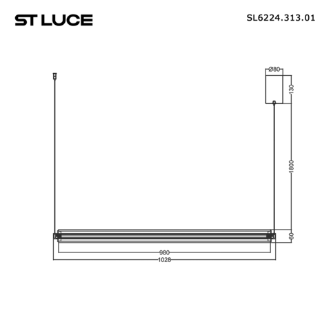 Светильник подвесной ST Luce Bamboo SL6224.313.01