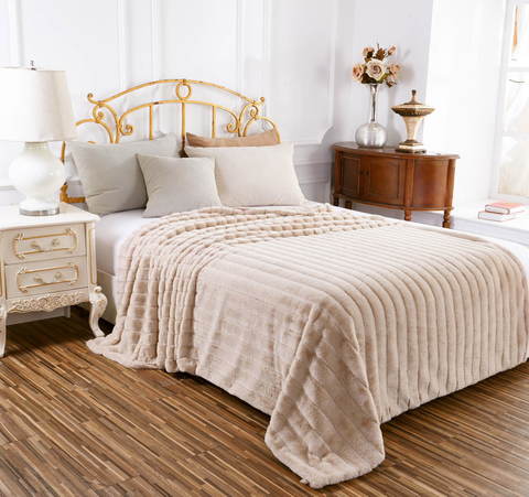 Плед 160х220 Sofi De MarkO Анабель бежевый