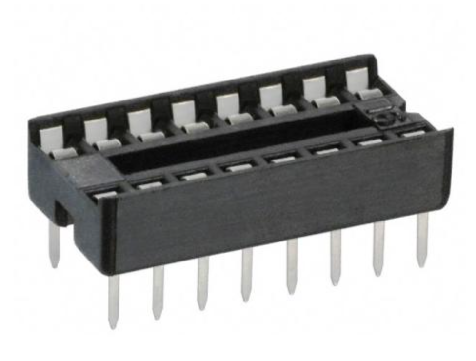 Панелька для микросхем SCS-16. ZIF панель Dip-14. SCS-16 Dip. Панель SCS-16 (16-Pin; 2.54mm).