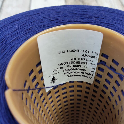Суперджилонг ZEGNA BARUFFA SUPERGEELONG 1/15 темно-синий