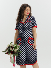 4572 Халат на пуговицах