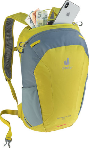 Картинка рюкзак туристический Deuter Speed Lite 12 greencurry-slateblue - 4