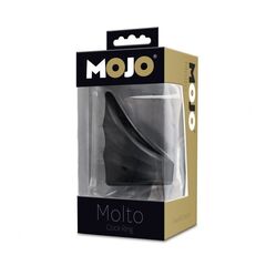 Черное эрекционное кольцо Mojo Molto - 