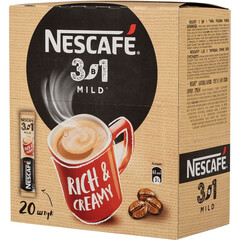 Кофе Nescafe 3 в 1 мягкий раств., шоу-бокс, 20штx14,5г