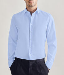 Сорочка Seidensticker Slim Fit 01.653760-14 с отделкой голубая