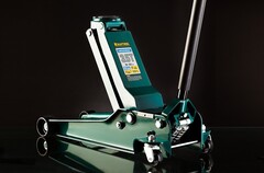 KRAFTOOL KRAFT-LIFT, 3т, 130-465 мм, Подкатной домкрат с быстрым подъемом для СТО (43450-3)