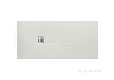 TERRAN Душевой поддон 1800X700 с сифоном и решеткой сетло-серый  Roca AP017082BC01090