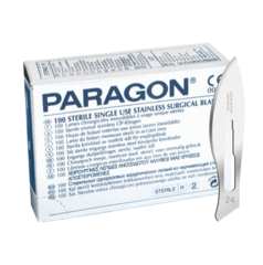 Лезвия для скальпеля одноразовые стерильные Парагон(Paragon) N24 Р311  (100шт/упк)
