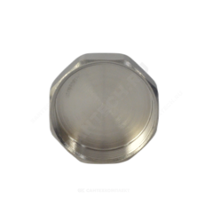 Заглушка латунь никель Ду 40 (1 1/2") ВР RTP (РосТурПласт) 31624