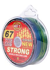 Леска плетёная WFT KG STRONG Multicolor 600 м, 0.39 мм