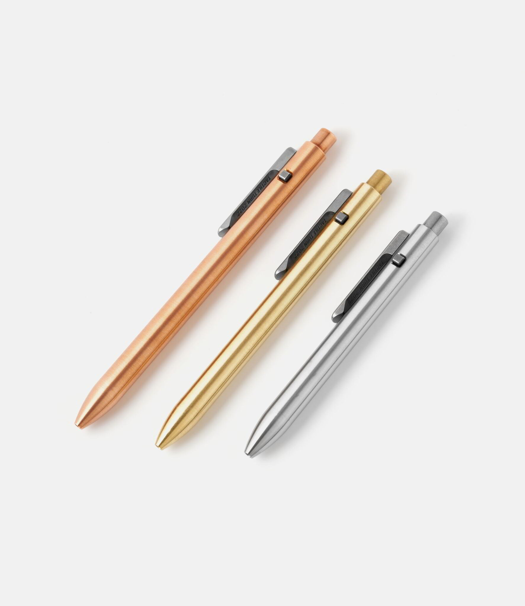 Tactile Turn Side Click Pen Bronze — ручка из бронзы