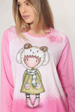 Розовая пижама девочка с овечкой Gorjuss
