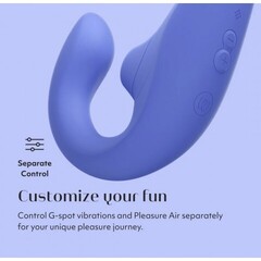 Бесконтактный клиторальный стимулятор Womanizer Blend, голубой