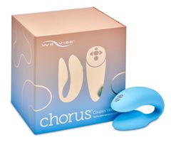 Голубой вибратор для пар We-Vibe Chorus - 