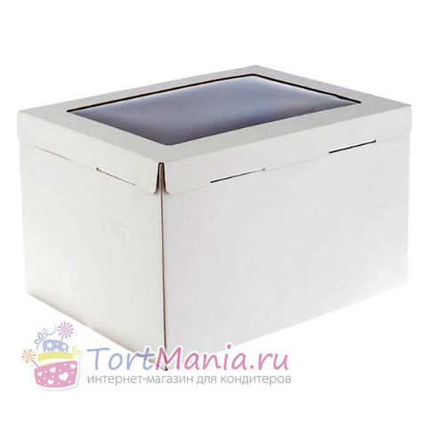 Коробка для торта Pasticciere с окном 40х30х26см